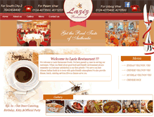 Tablet Screenshot of lazizrestaurants.com